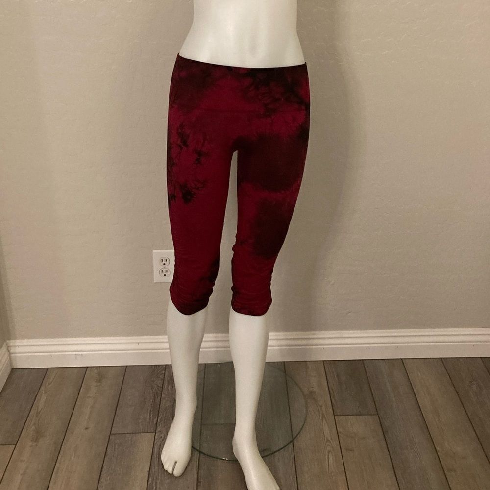 Lululemon In The Flow Crop | Wine Berry/Bordeaux Drama | Size 8 - Picture 2 of 12